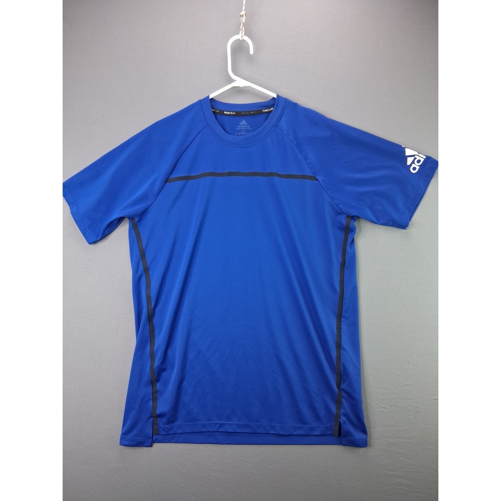 Adidas Primeblue Aeroready T-Shirt Mens Large Blue Parley Athletic Gym Top